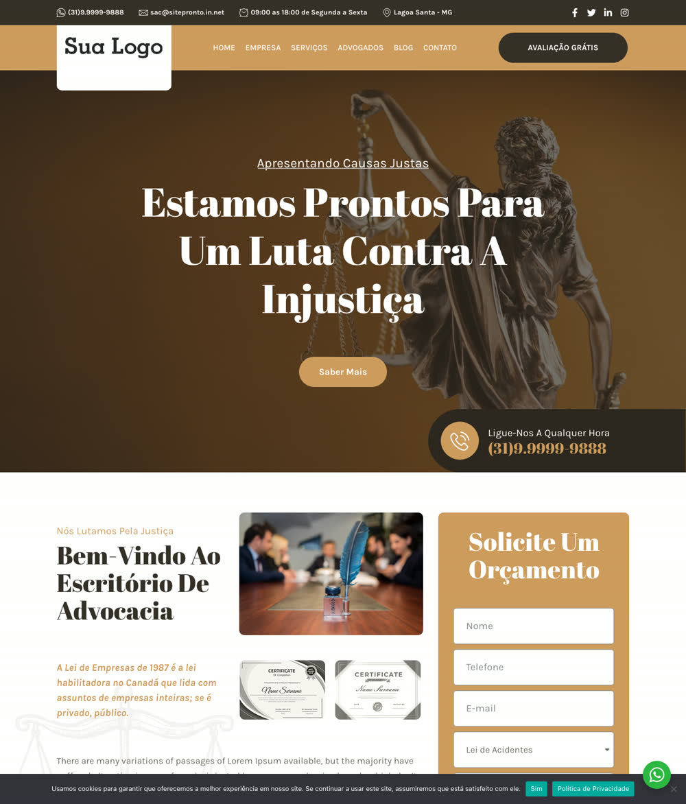 Modelo 008 - Escritório de advocacia