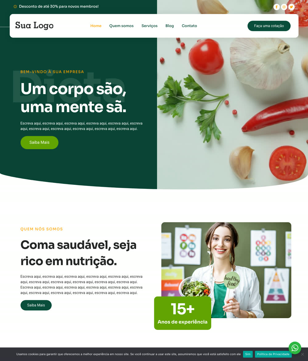 Modelo 022 - Nutrição