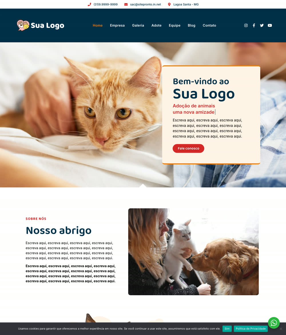 Modelo 031 - Adoção e causa animal
